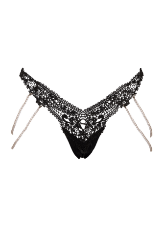 String dentelle & perles amovibles - Cottelli